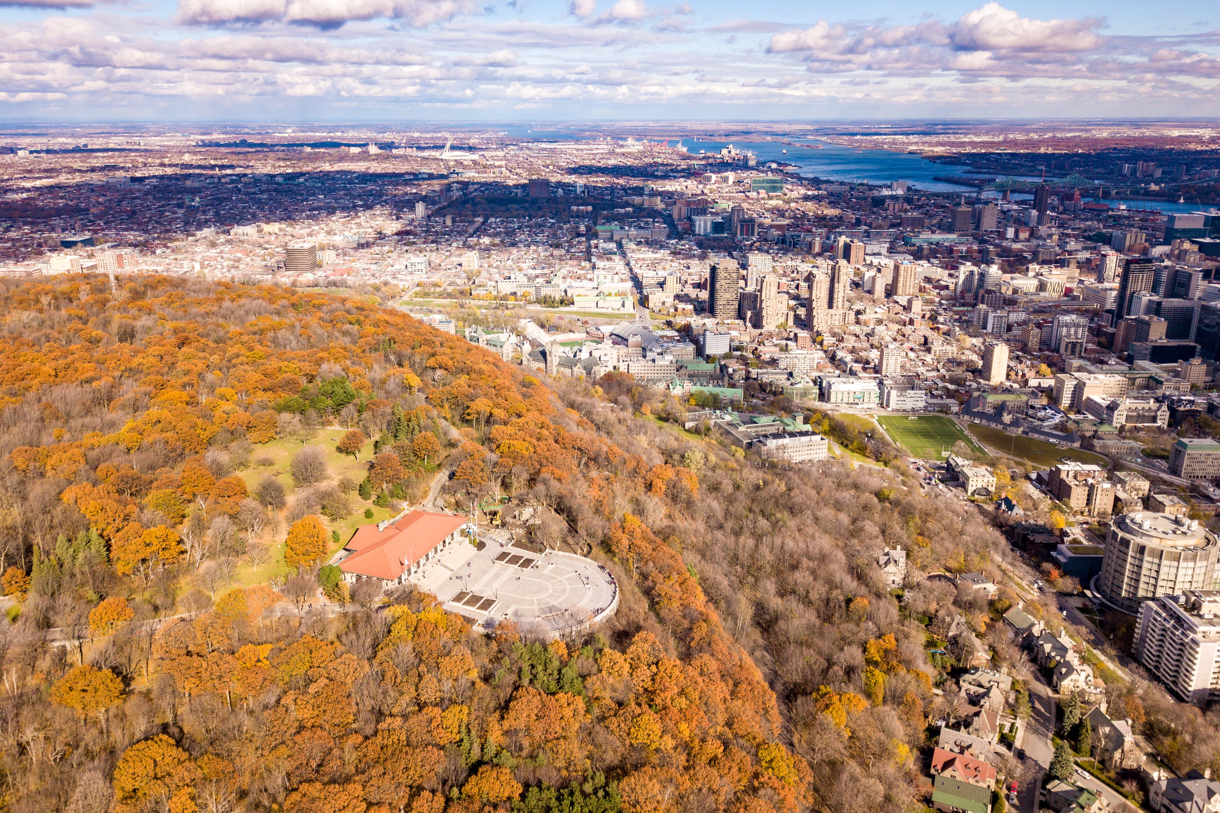 View of Montreal from Mount Royal
